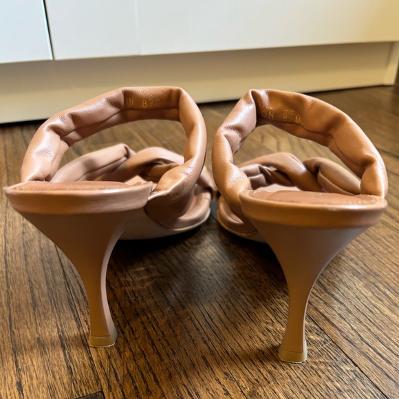 ALOHAS Camel Braided Heeled Sandals - Picture 3 of 5